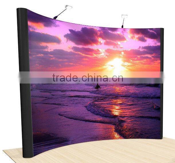 exhibition booth trade show display stand, 3*3 Trade Show pop up display backdrop wall