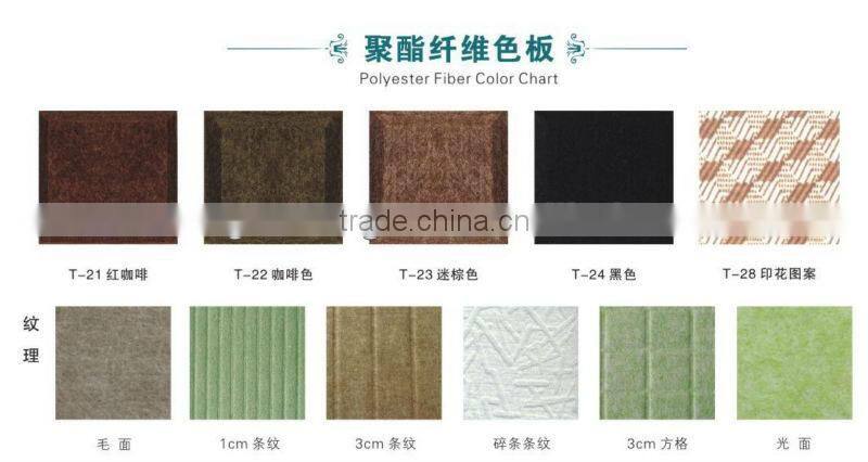 Indoor Basketball Court Polyster Fibre Sound Reducing Panel