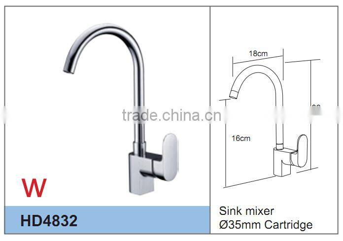 HD4832 35mm Watermark Australian Standards WELS Pull-down Single Handle Kitchen Sink Mixer Water Tap Wash Basin Faucet
