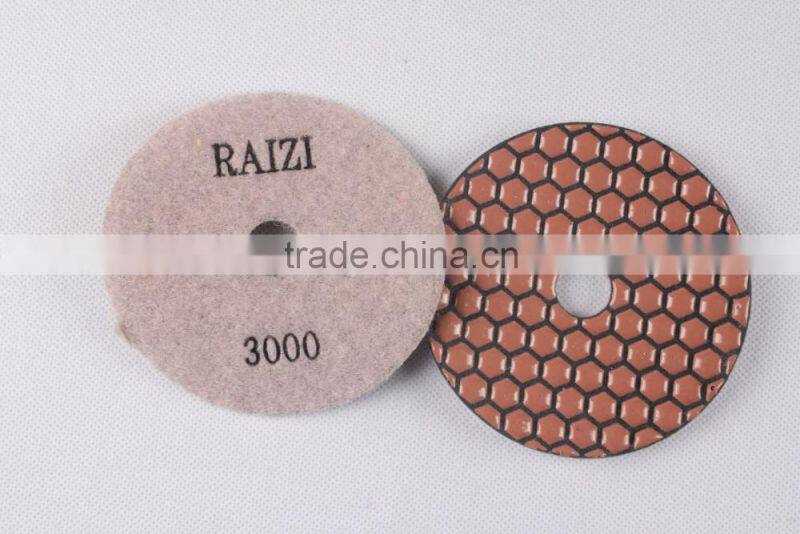 Premium 7-step dry polishing pad