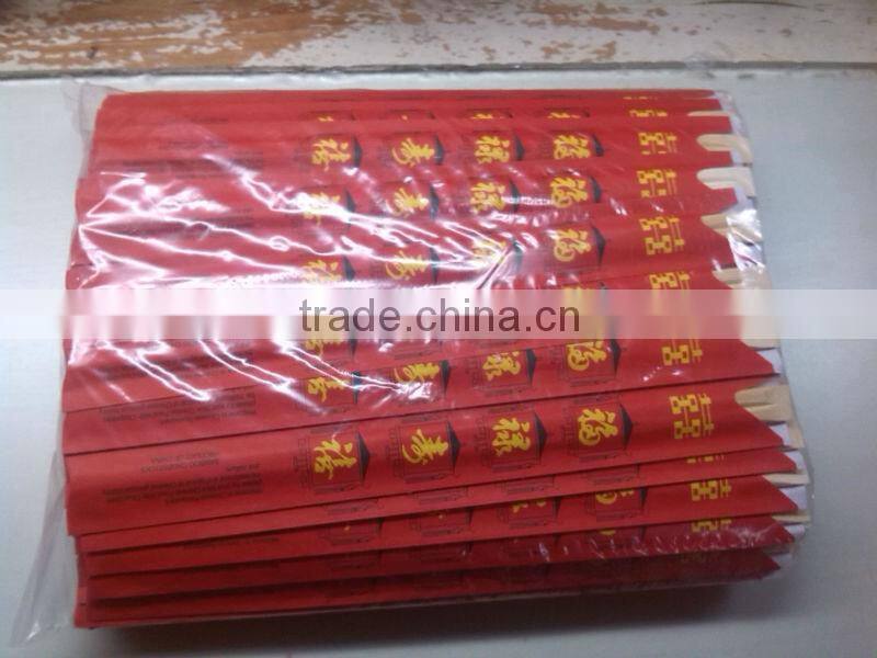 open paper bamboo twin chopsticks with high quality
