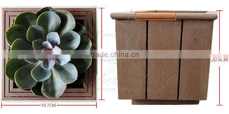 Outdoor WPC Flower Pot Composite Garden Pot