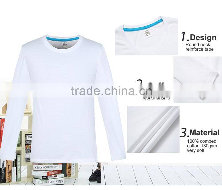 long sleeve hood t shirts,100 cotton plain t shirt