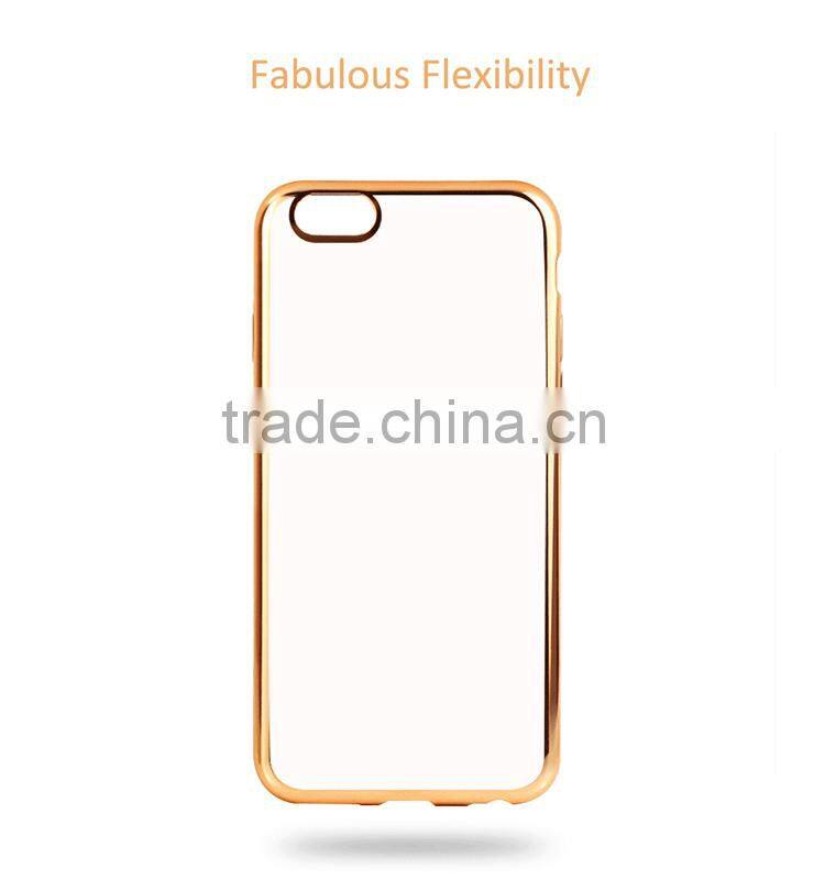 for iphone 2016 tpu electroplate with high quality and small MOQ