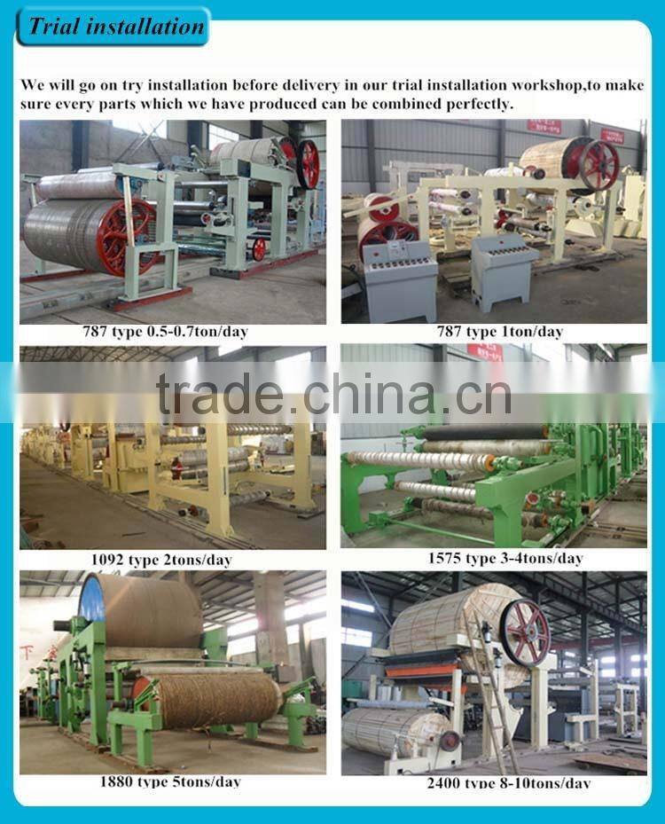 China Manufacture Paper Recycling Machinery Facial Tissue Napkin Paper Machine