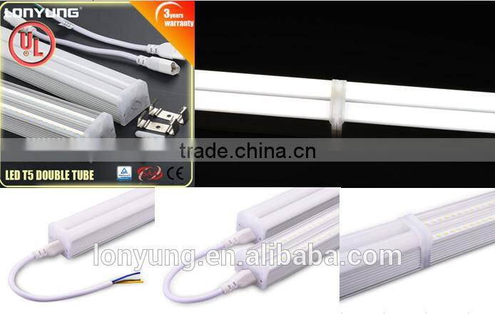 Canada UL T5 Double LED Tube 4ft 5ft 6ft t5 55w lamp 2400mm