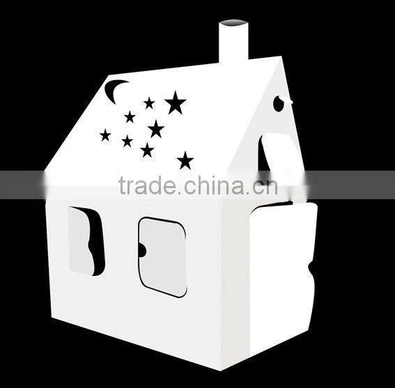 Cardboard children house,playhouse