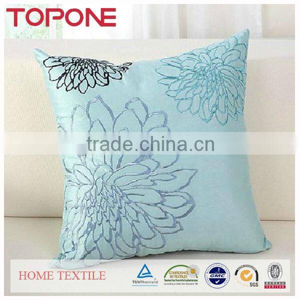 Plain soft pretty printed soft embroidery designer pillow covers