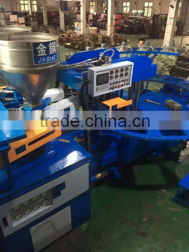 2 colors Slipper/sandal injection machine