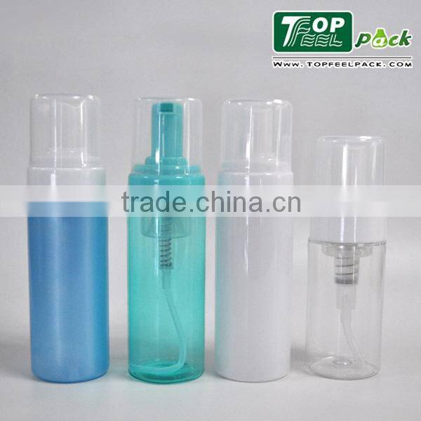 200ml 150ml 100ml cosmetic hot sale plastic foam pump bottle