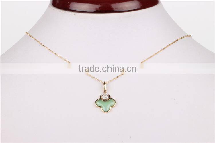 hot sale modern pendant light druzy pendant zircon silver pedant Polly jewelry China factory best price