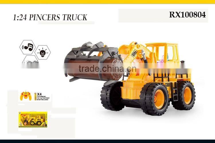 Kids plastic rc truck toys 1:24 scale