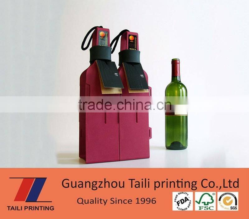 New design cardboard wine glass boxes