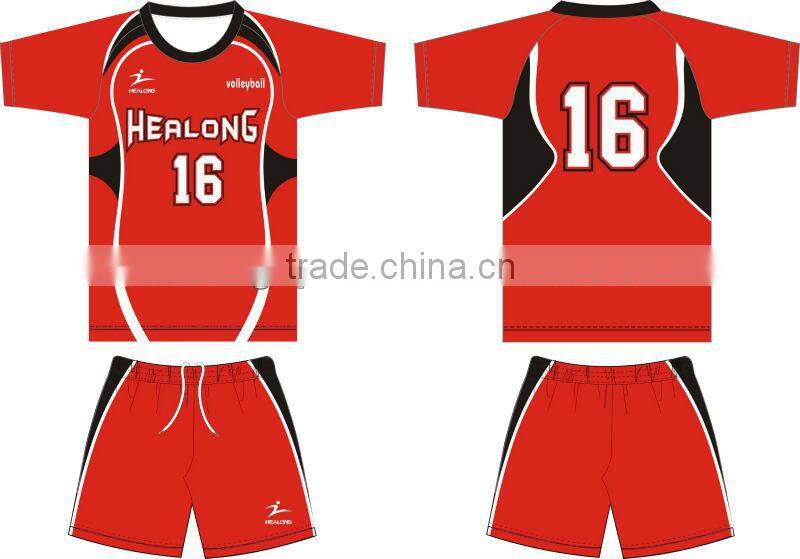 professional cool dry breathable volleyball garment shirts