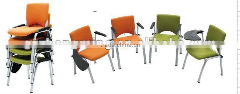 training chairs with writing pad,chair with armrest,chair with tablet Z-004A