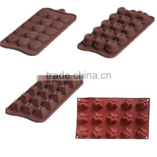 Custom bakeware silicone 6 cup cake mold colorful cake making tools