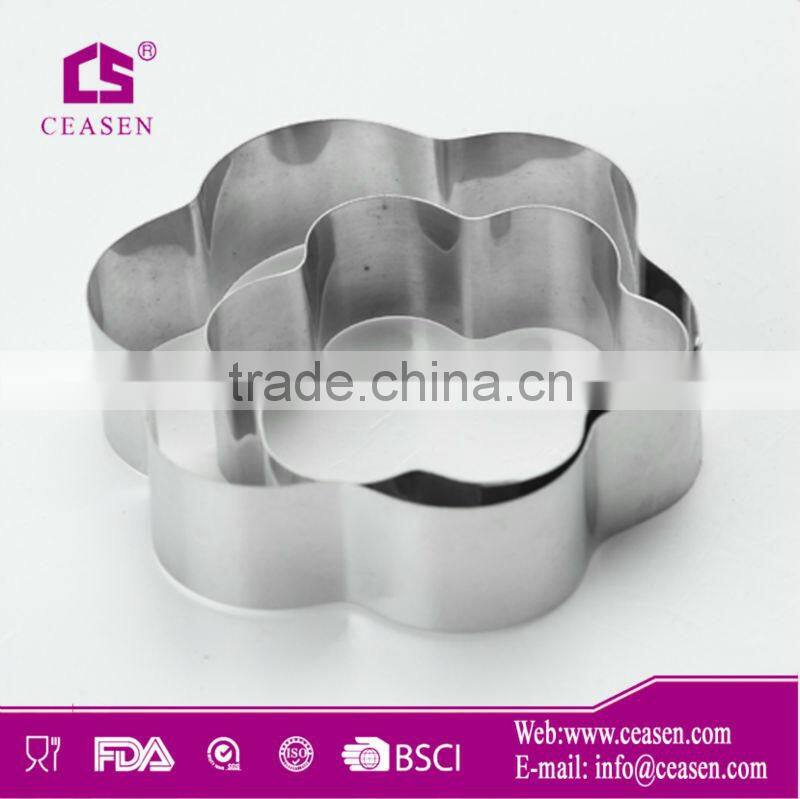 High quality and Eco-friendly roundless stainless steel cake mould wholesale