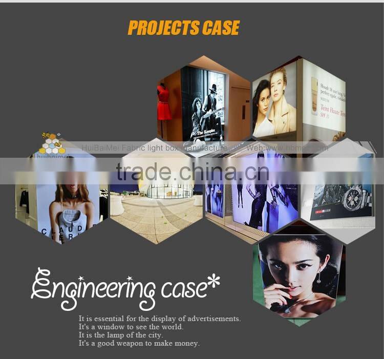 New double sided poster frame lightbox with edge light high power led