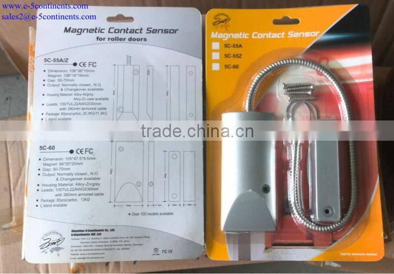 hot selling wired roller door contacts / magnetic contacts for roller door 5C-55ZL
