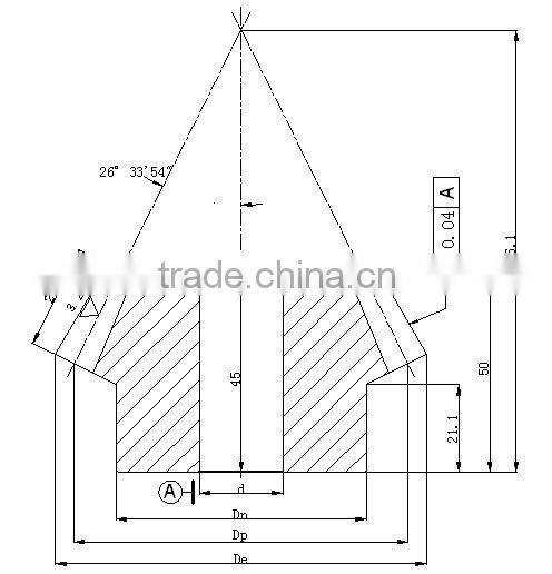 C45 Steel Bevel Gear