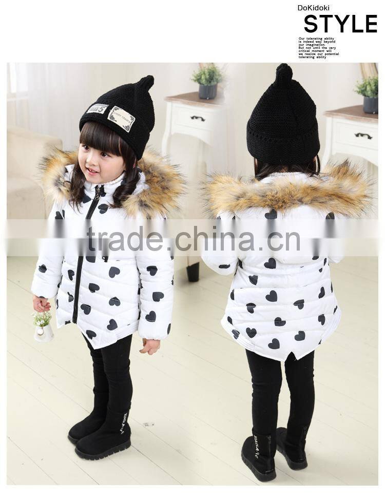 2015 New model velvet winter child clothes for girl wear snow weather down jacket wholesale spot winter coat kids(ulik-J022)
