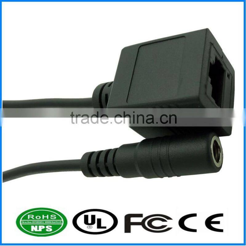 20cm RJ45 to DC5.0 CCTV Network Cable