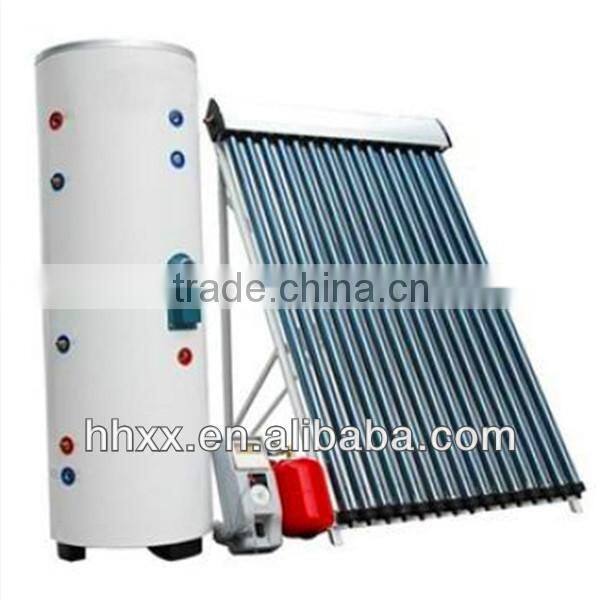 split pressurized heat pipe solar water heater for bathroom