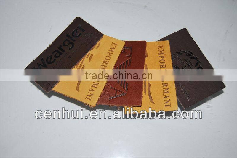 new design high quality custom leather patches