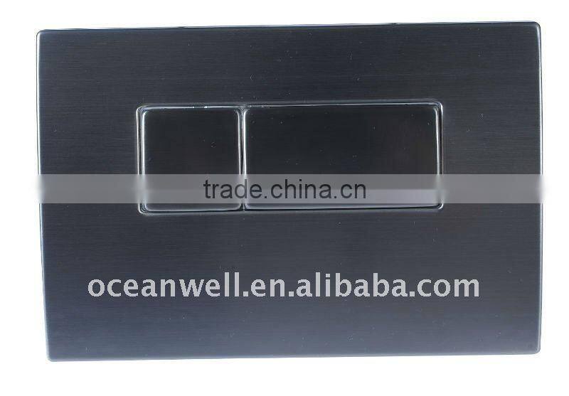 Pneumatic dual flush push button for concealed in wall cistern for bathroom