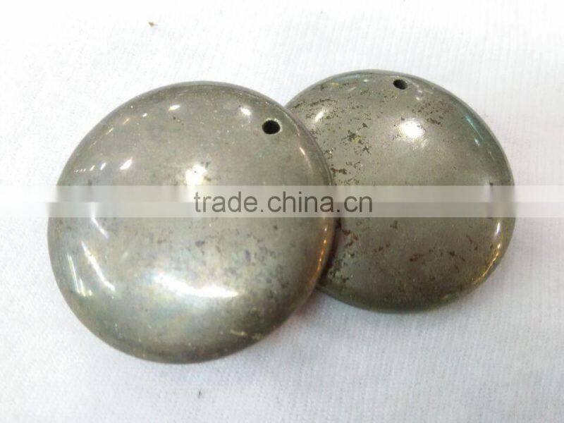 Pyrite loose gemstone in star and moon shape factory made