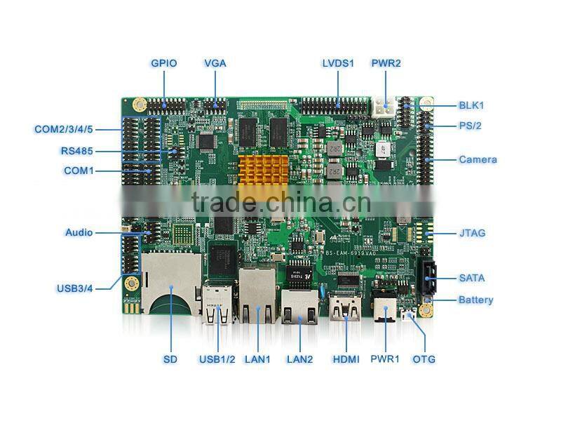 Custom Board Freescale I.mx6 Cortex-A9 SBC