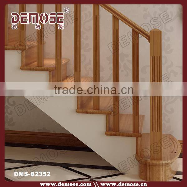round wood stair railings/stairs banisters