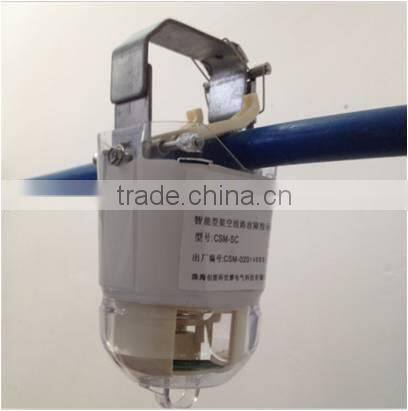 Overhead line short-circuit and ground fault indicator