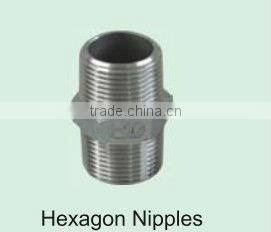 hexagon nipples stainless steel casting