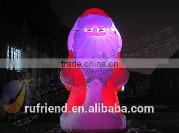 2015 best selling LED Christmas inflatable decorations inflatable Santa Claus