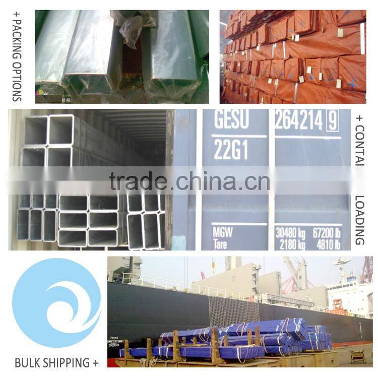 Q195-Q345 GALVANIZED SQUARE STEEL PIPE