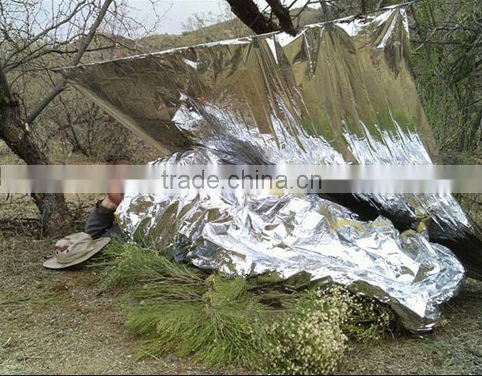 outdoor aluminum foil emergency first aid blanket