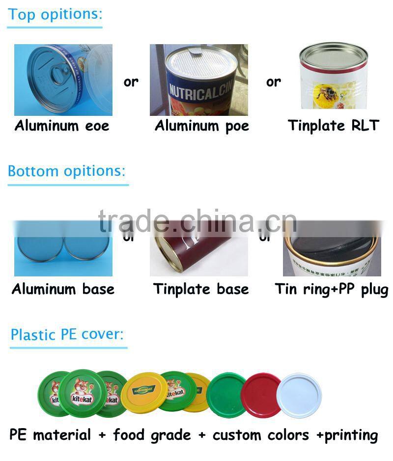 Paper composite can for chocolate supplier