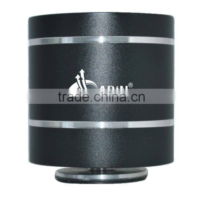 Wholesale party silver bluetooth 2.1 Adin 10w vibrating mini speaker