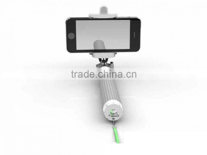 Fashionable mini monopod , wireless extendable portable mini camera tripod selfie stick