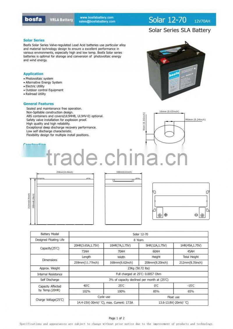12v70ah solar agm battery 12 volt solar battery lights