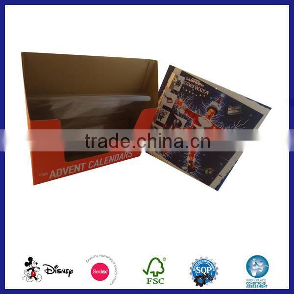 2016 wholesale Christmas chocolate handmade advent calendars