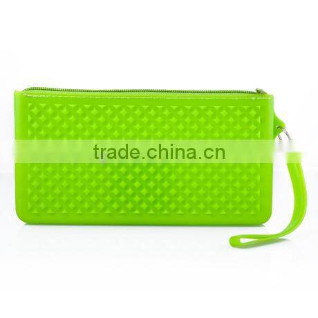 fashion cute bag fashion color jelly zipper pouch