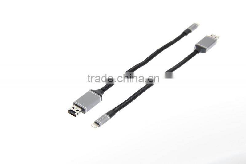 OTG Cloud 15cm round braided cable with high quality