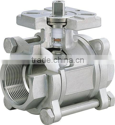 OEM Hot Sale Sanitary Stainless Steel 3 Way Mini Ball Valve Price