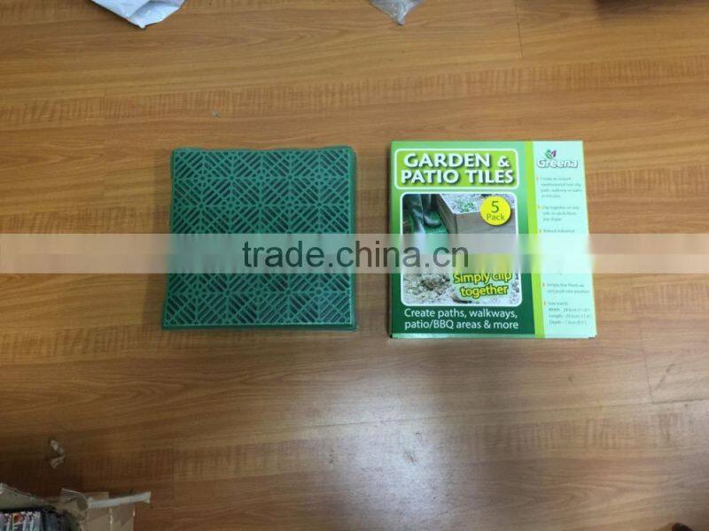 decorative diy garden tiles walkways