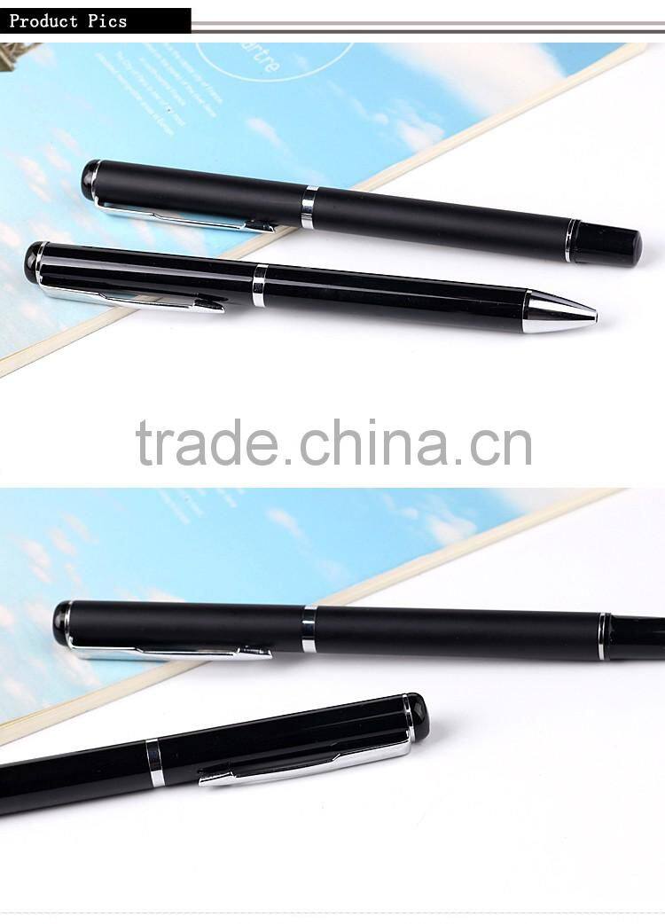 2016 Free sample metal pen for promotion metal pen clips for free logo high quality metal twist ball pen
