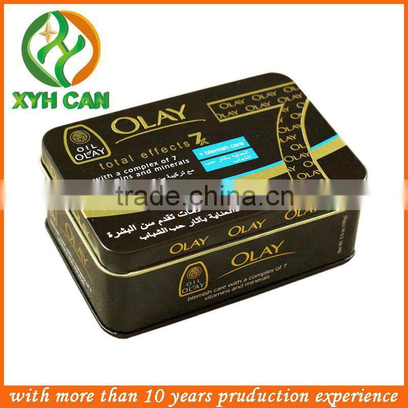 Alibaba hot saling handmade kraft soap tin box with triangle design