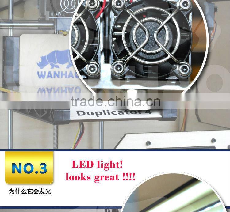 Wanhao Duplicator 3d printer big size factory Special offer
