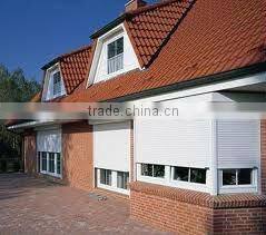 Automatic rolling shutter with pvc window